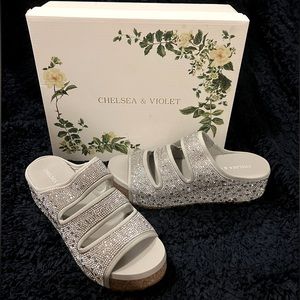 Chelsea and Violet Rhinestone Sandals